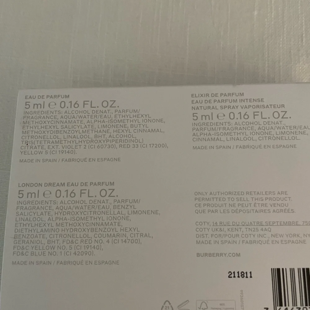 Burberry perfume set - Picture 2 of 3